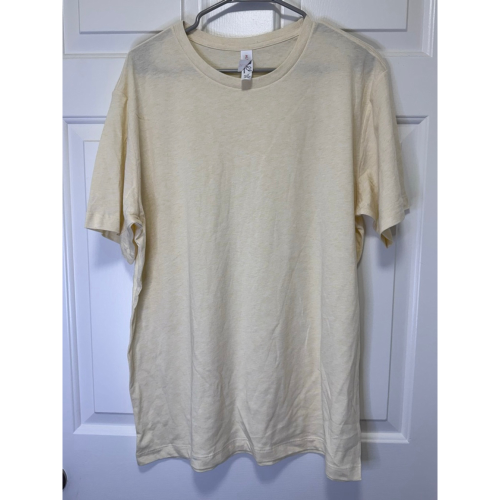 Men’s Alternative Apparel Beige Short Sleeve Tee Shirt XL